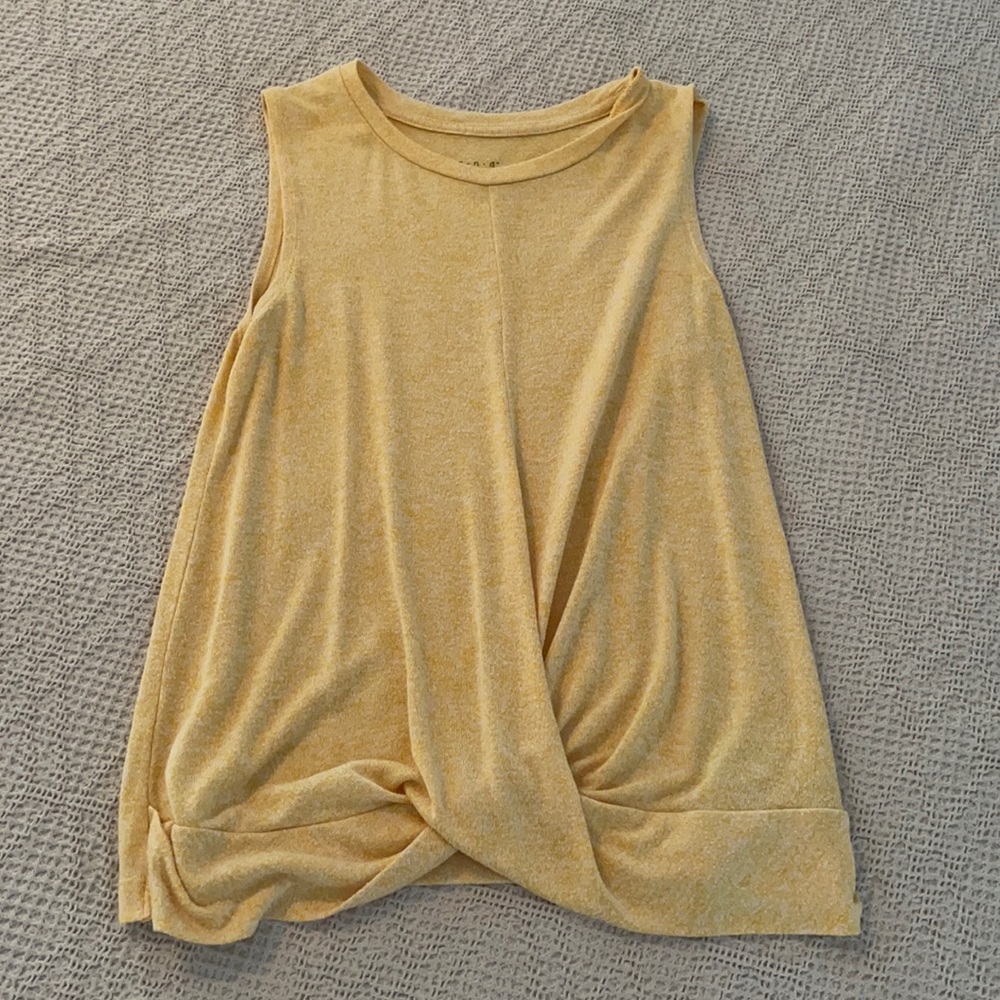 Yellow tank
